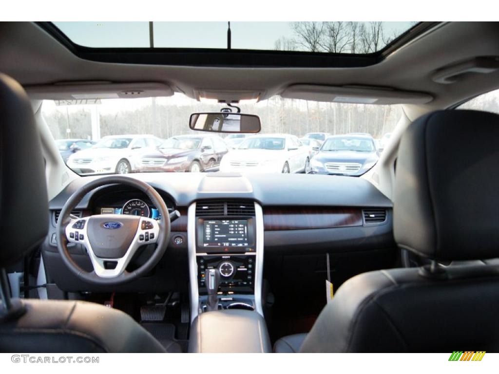 2011 Ford Edge Limited Charcoal Black Dashboard Photo #42890398