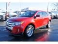 2011 Red Candy Metallic Ford Edge SEL  photo #6