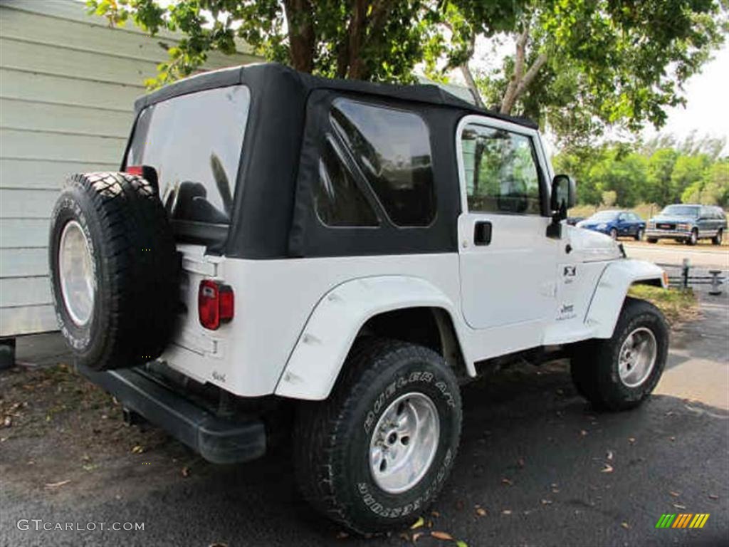 2004 Wrangler X 4x4 - Stone White / Dark Slate Gray photo #3