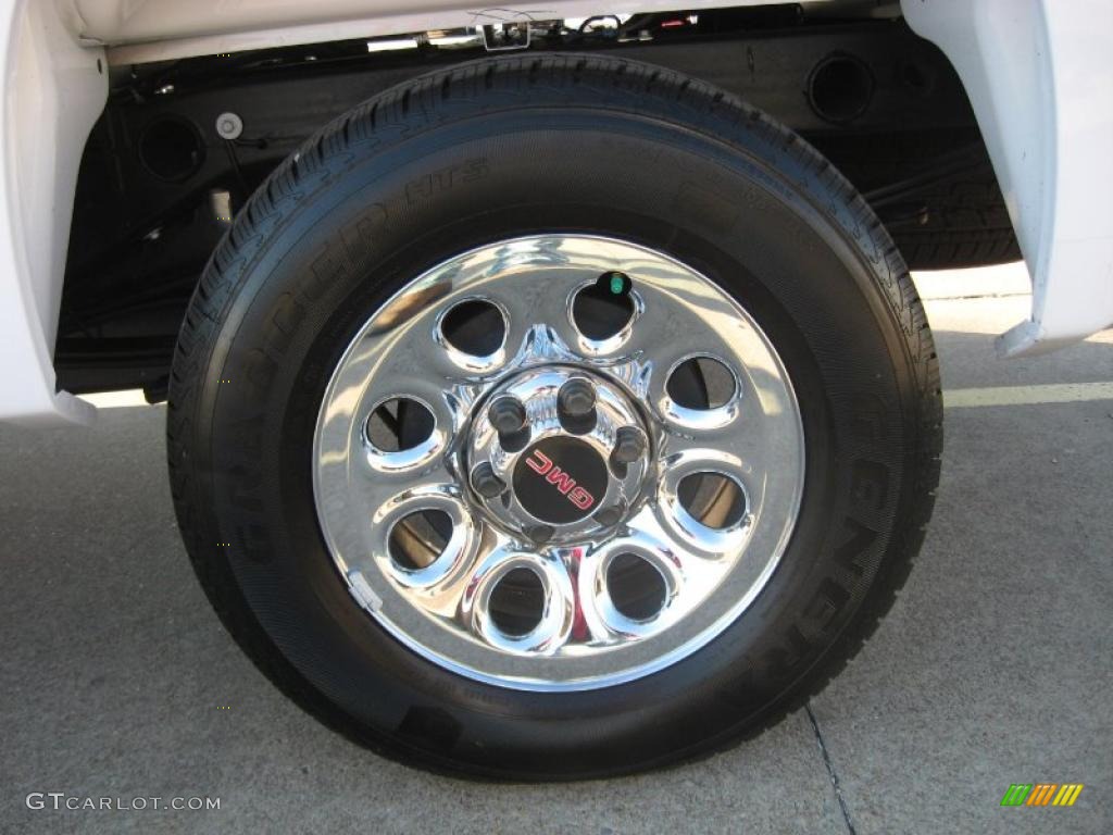 2010 Sierra 1500 SL Crew Cab - Summit White / Dark Titanium photo #16