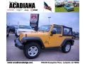 2008 Detonator Yellow Jeep Wrangler X 4x4  photo #1