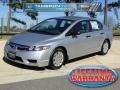 Alabaster Silver Metallic - Civic DX-VP Sedan Photo No. 1