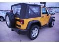 2008 Detonator Yellow Jeep Wrangler X 4x4  photo #6