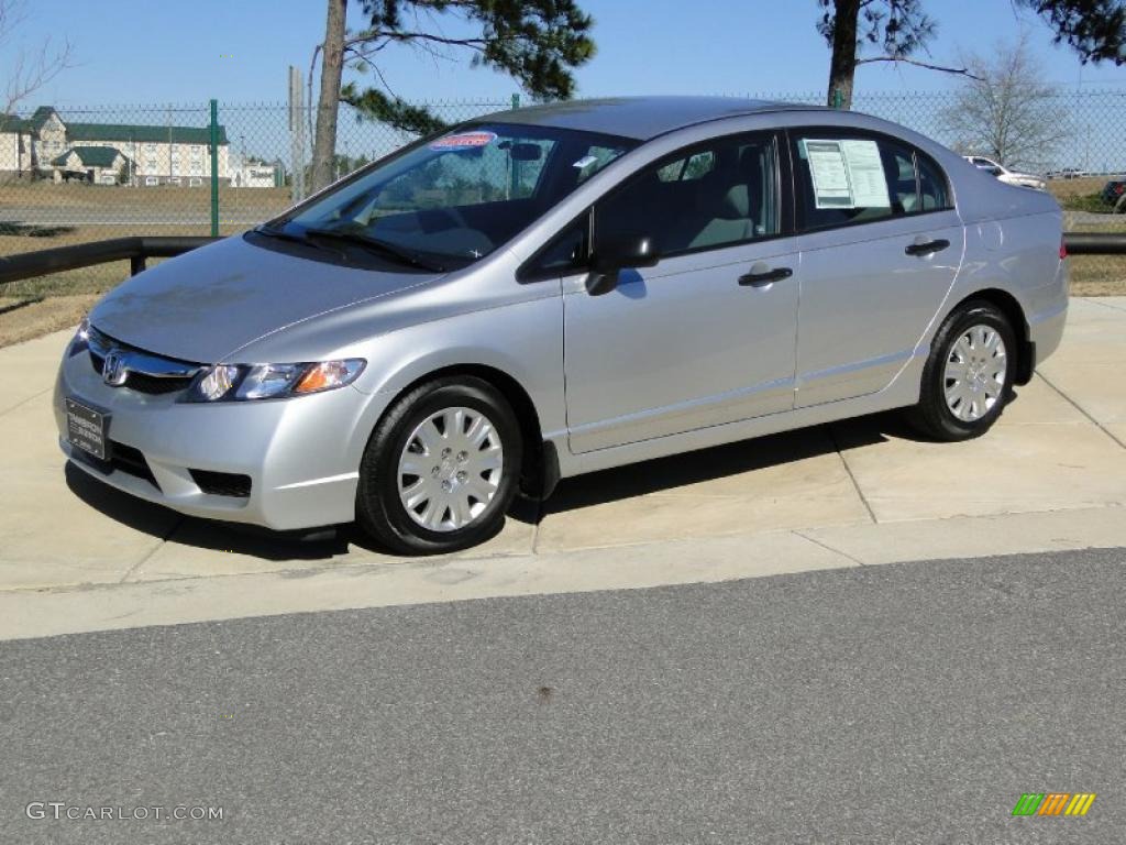 Alabaster Silver Metallic 2010 Honda Civic DX-VP Sedan Exterior Photo #42898101