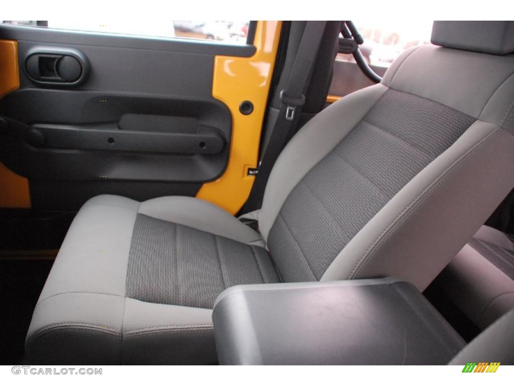 2008 Wrangler X 4x4 - Detonator Yellow / Dark Slate Gray/Medium Slate Gray photo #23