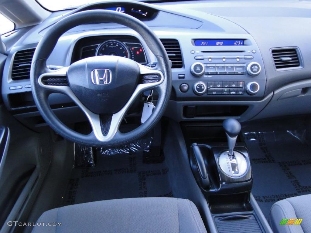 2010 Honda Civic DX-VP Sedan Gray Dashboard Photo #42898297
