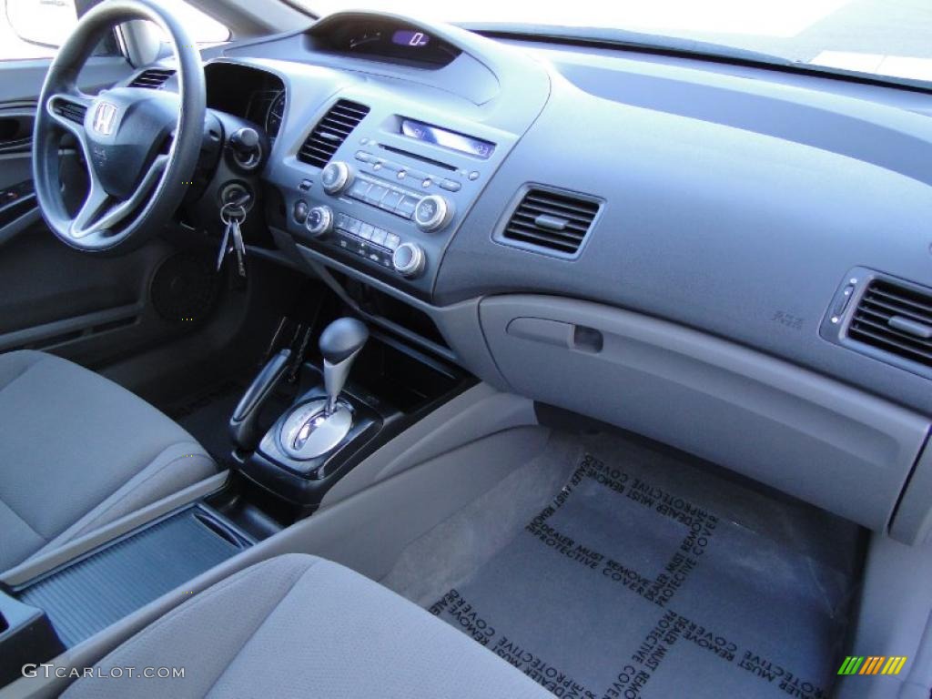 2010 Honda Civic DX-VP Sedan Gray Dashboard Photo #42898369