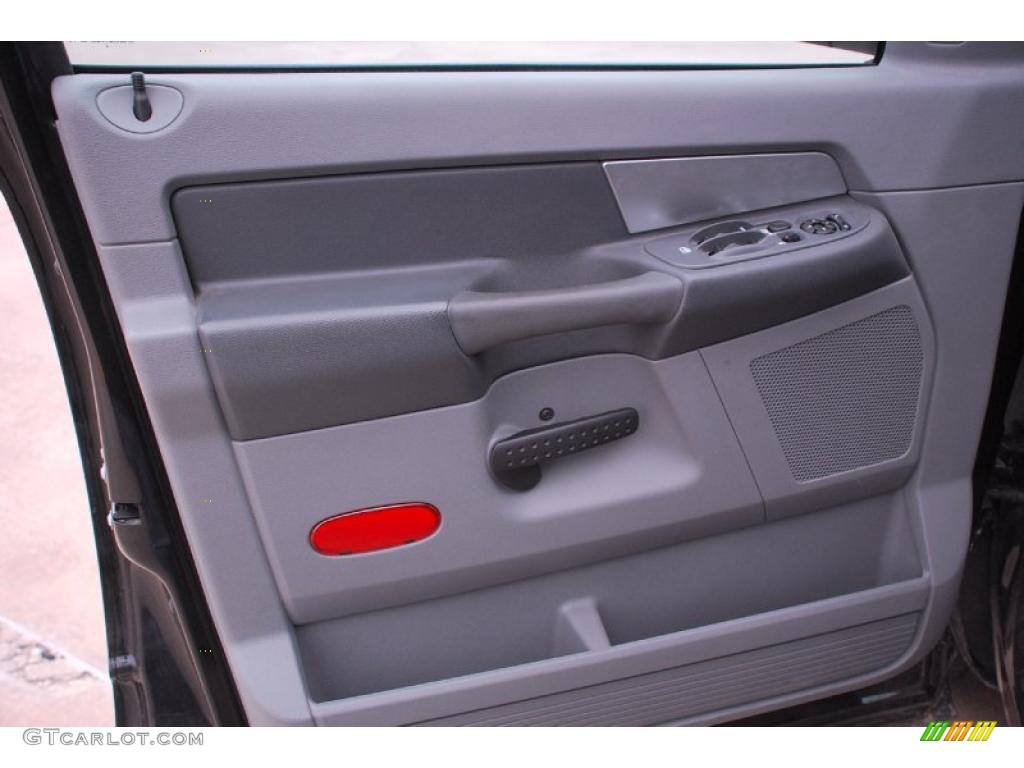 2009 Dodge Ram 3500 Lone Star Edition Quad Cab Medium Slate Gray Door Panel Photo #42898549