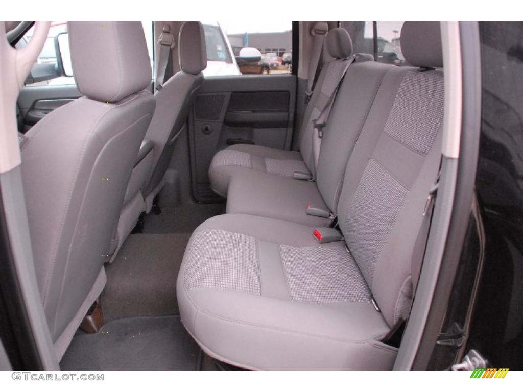 2009 Ram 3500 Lone Star Edition Quad Cab - Brilliant Black Crystal Pearl / Medium Slate Gray photo #21