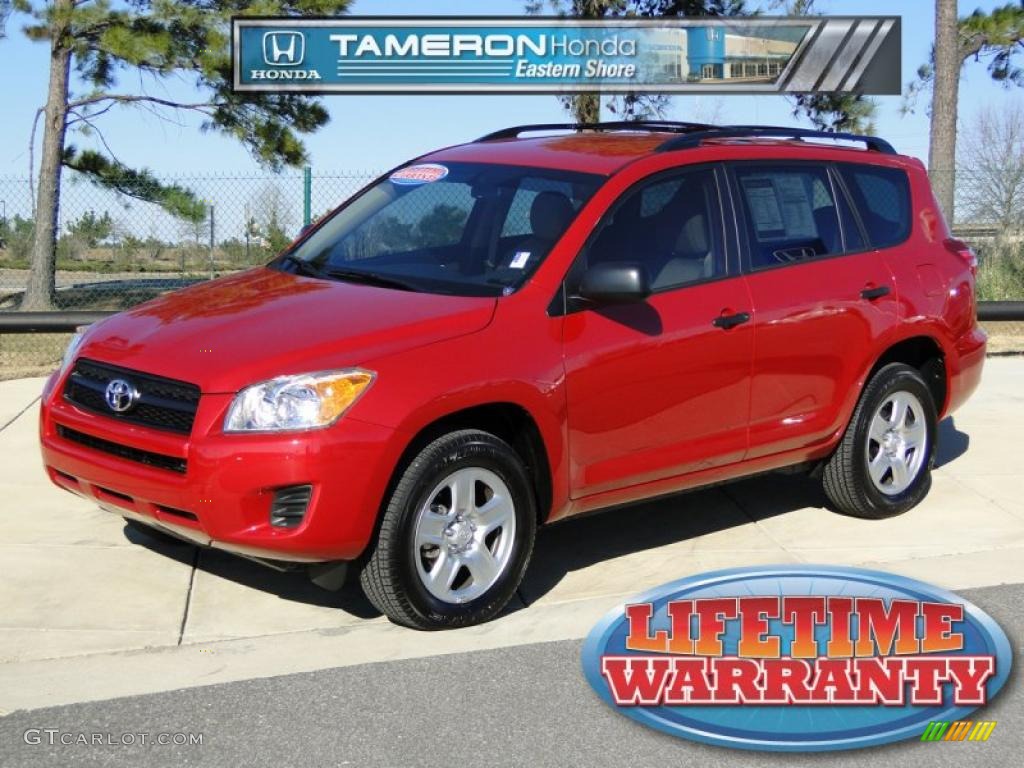 Barcelona Red Metallic Toyota RAV4