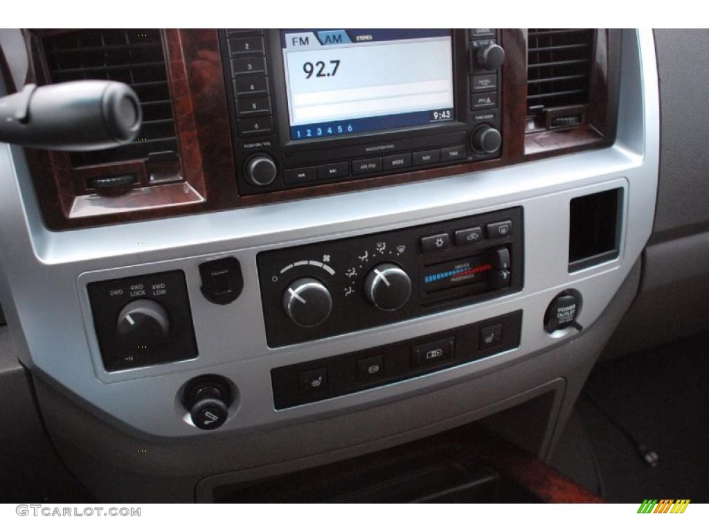 2008 Dodge Ram 3500 Laramie Resistol Mega Cab 4x4 Dually Controls Photo #42899693