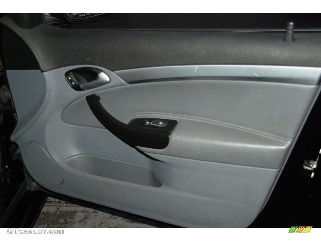 2003 Saab 9-3 Vector Sedan Charcoal Grey Door Panel Photo #42902015