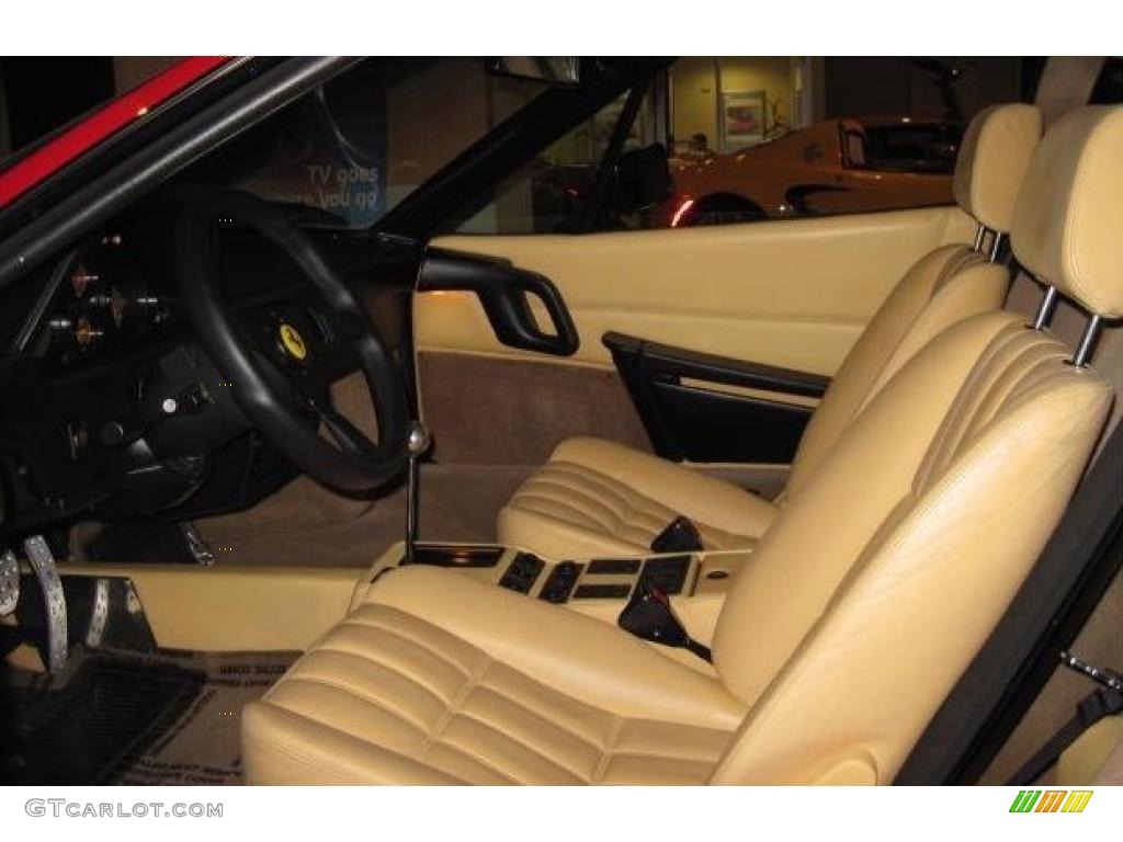 Tan Interior 1988 Ferrari 328 GTS Photo #42905461