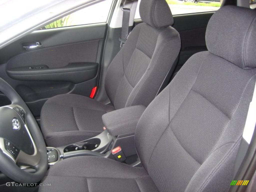 Black Interior 2011 Hyundai Elantra Touring GLS Photo #42906657