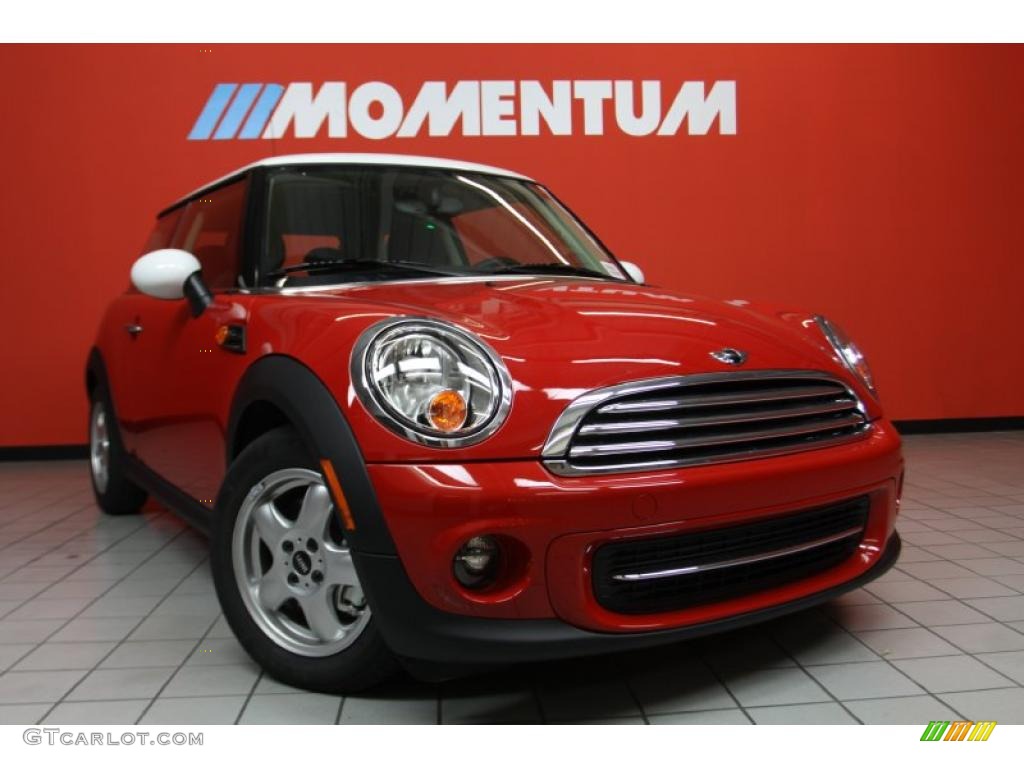 2011 Cooper Hardtop - Chili Red / Carbon Black photo #1