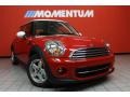 2011 Chili Red Mini Cooper Hardtop  photo #1