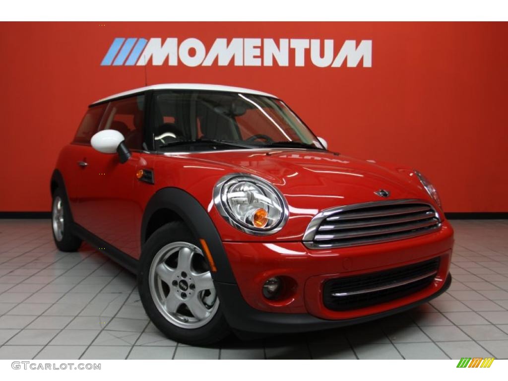 2011 Cooper Hardtop - Chili Red / Carbon Black photo #1