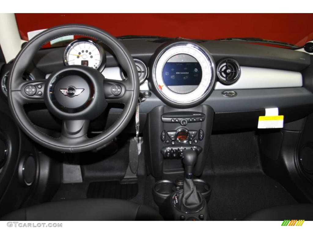 2011 Mini Cooper Hardtop Carbon Black Dashboard Photo #42907753