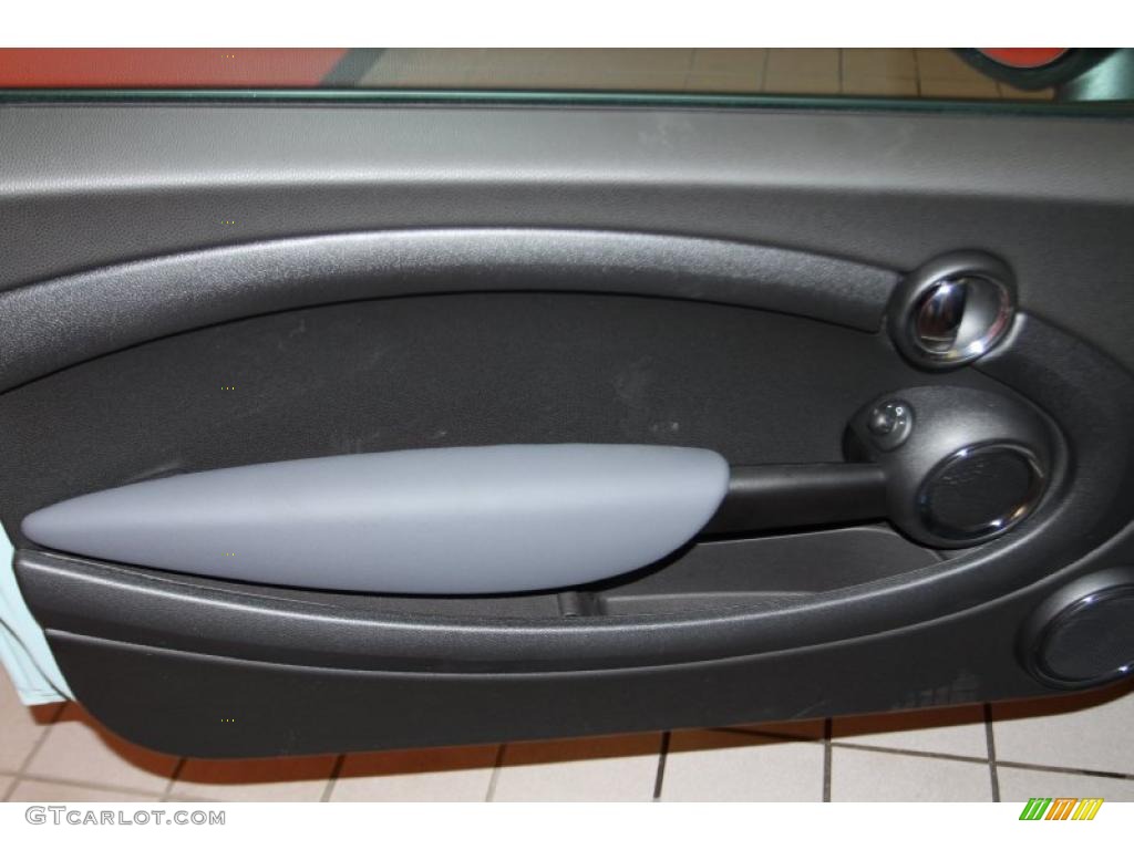 2011 Mini Cooper Hardtop Carbon Black Door Panel Photo #42907809