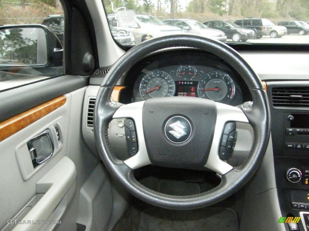 2007 Suzuki XL7 Luxury Grey Steering Wheel Photo #42908617