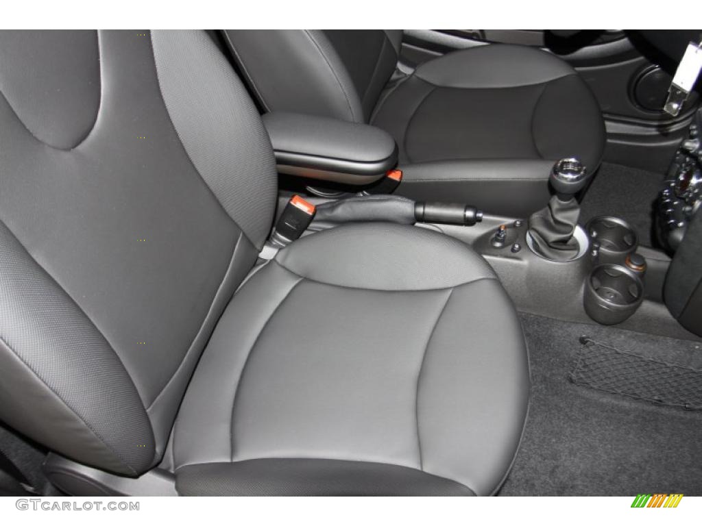 Carbon Black Interior 2011 Mini Cooper Clubman Photo #42909229