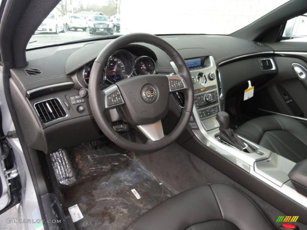 Ebony Interior 2011 Cadillac CTS 4 AWD Coupe Photo #42911981