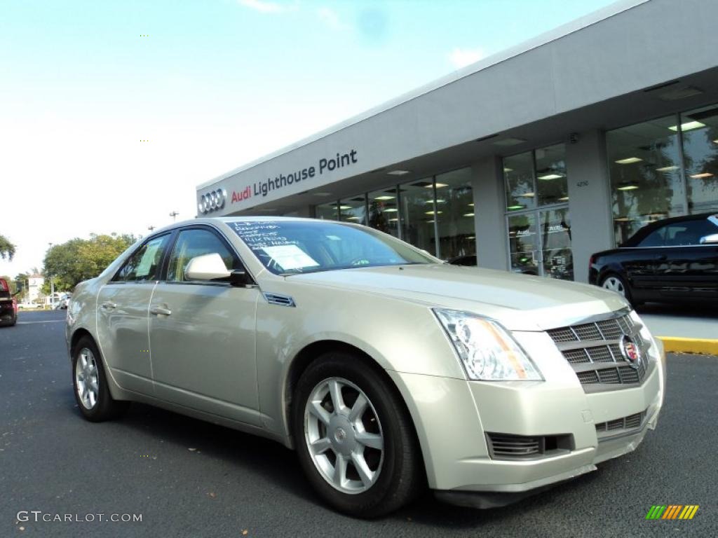 Gold Mist 2008 Cadillac CTS Sedan Exterior Photo #42921110