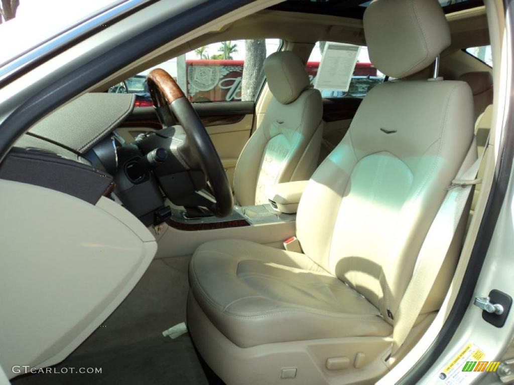 Cashmere/Cocoa Interior 2008 Cadillac CTS Sedan Photo #42921214