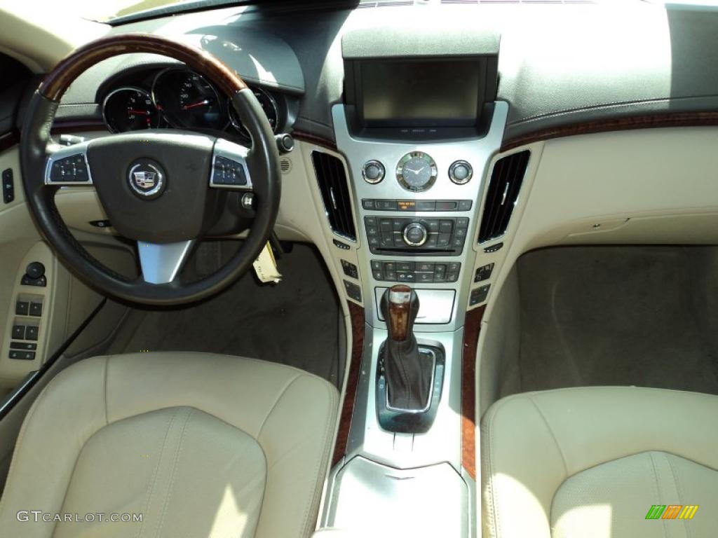 2008 Cadillac CTS Sedan Cashmere/Cocoa Dashboard Photo #42921290