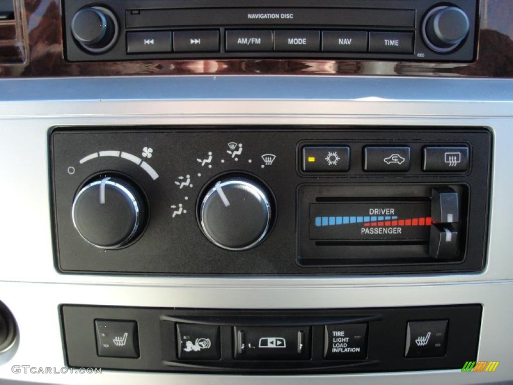 2009 Dodge Ram 2500 Laramie Mega Cab 4x4 Controls Photo #42922362