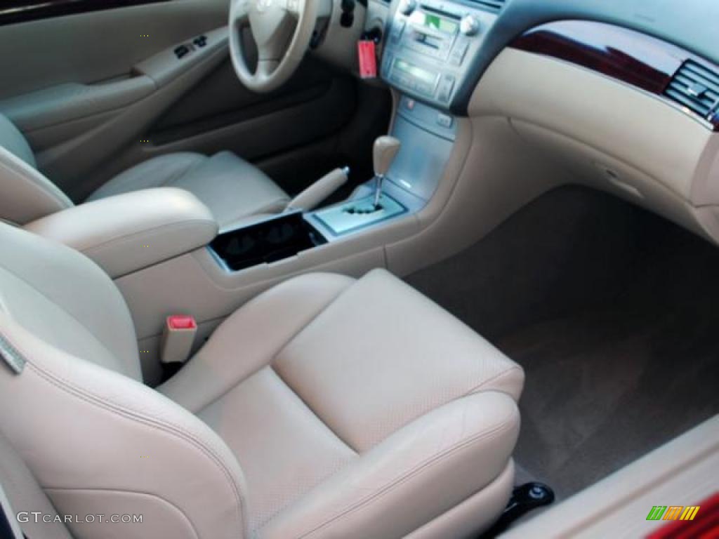 Ivory Interior 2004 Toyota Solara SLE V6 Coupe Photo #42923304