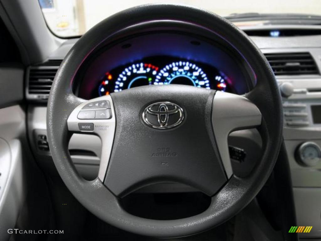 2008 Toyota Camry LE Ash Steering Wheel Photo #42923360