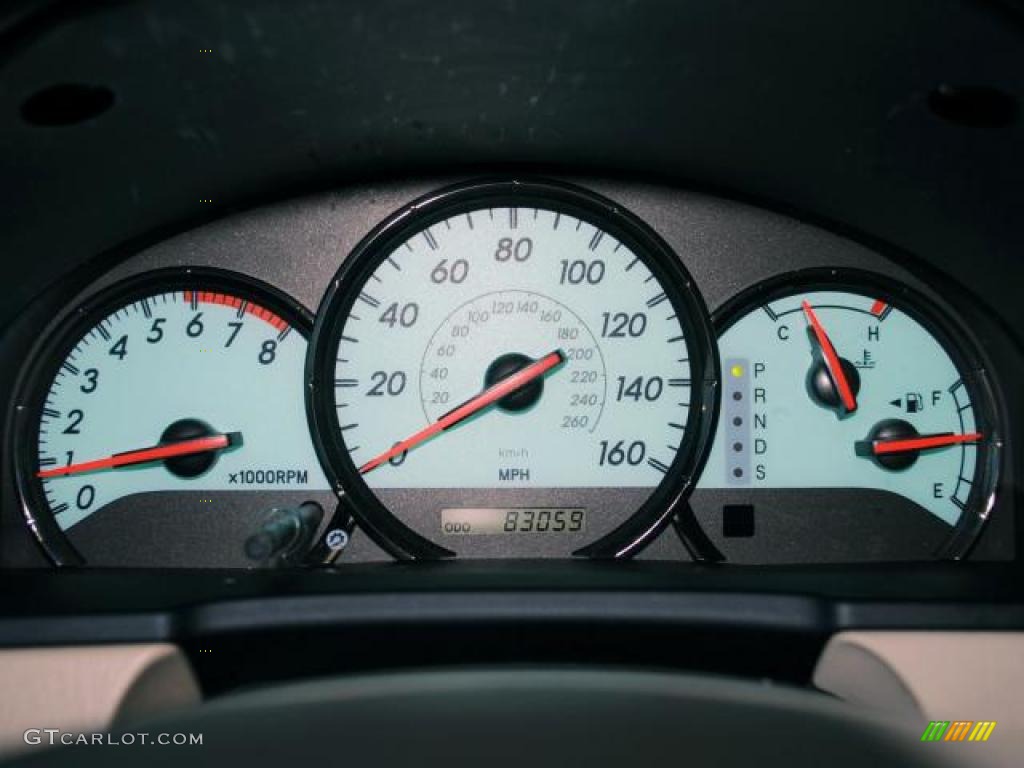 2004 Toyota Solara SLE V6 Coupe Gauges Photo #42923372
