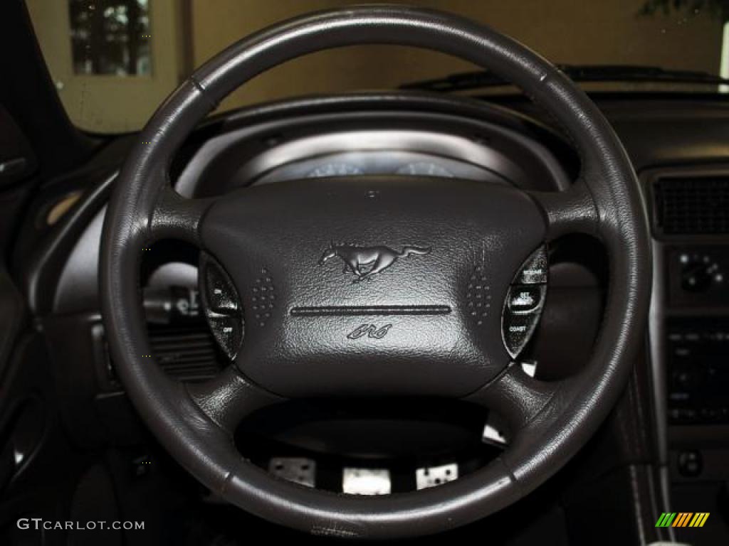 2002 Mustang V6 Coupe - Black / Dark Charcoal photo #11