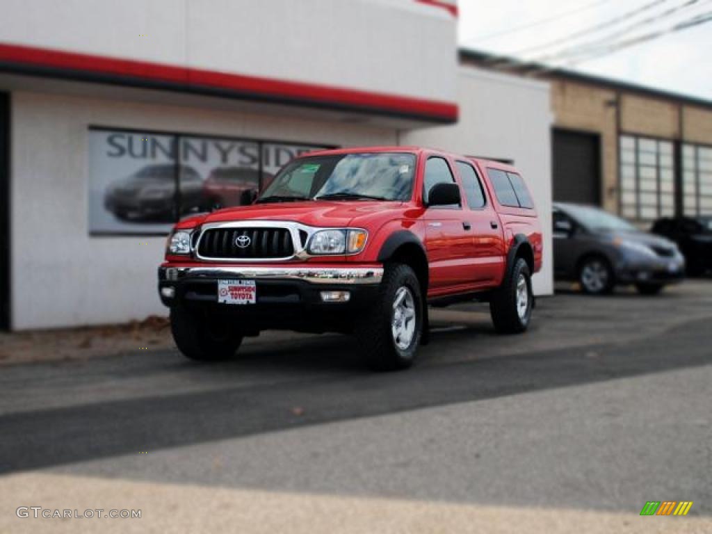 Radiant Red Toyota Tacoma