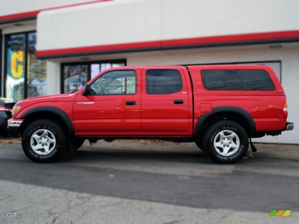 Radiant Red 2004 Toyota Tacoma V6 Double Cab 4x4 Exterior Photo #42926128