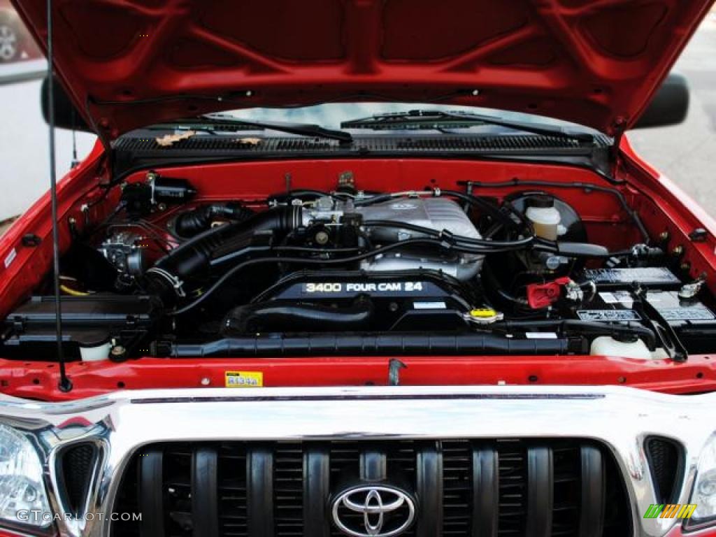 2004 Toyota Tacoma V6 Double Cab 4x4 3.4L DOHC 24V V6 Engine Photo #42926376