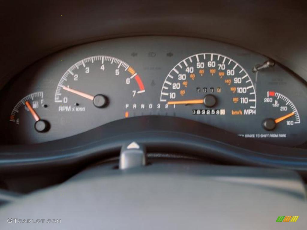 2002 Pontiac Grand Prix GT Sedan Gauges Photo #42926700