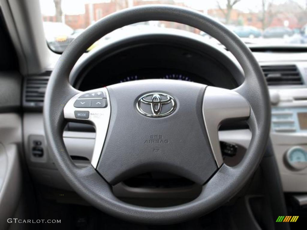 2009 Toyota Camry LE Ash Steering Wheel Photo #42926992