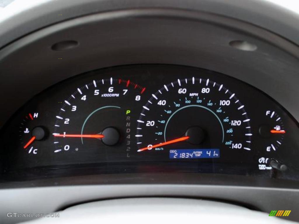 2009 Toyota Camry LE Gauges Photo #42927016