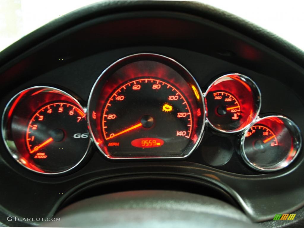 2009 Pontiac G6 V6 Sedan Gauges Photo #42927028