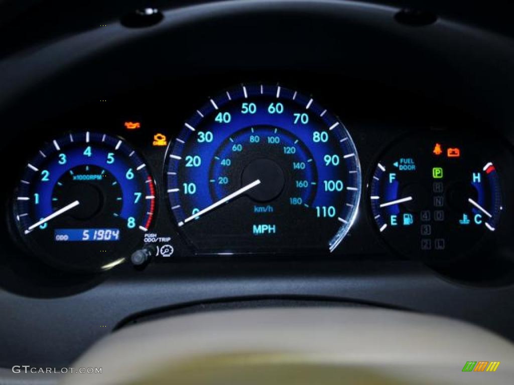 2008 Toyota Sienna LE Gauges Photo #42927036