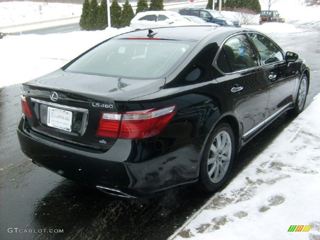 Obsidian Black 2009 Lexus LS 460 AWD Exterior Photo #42929107