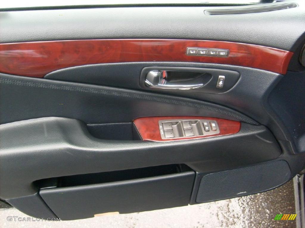 2009 Lexus LS 460 AWD Black Door Panel Photo #42929227