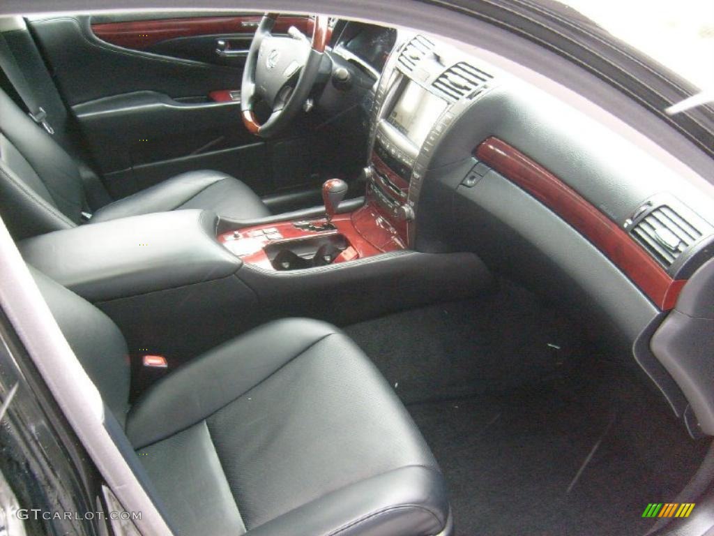 2009 Lexus LS 460 AWD Black Dashboard Photo #42929292