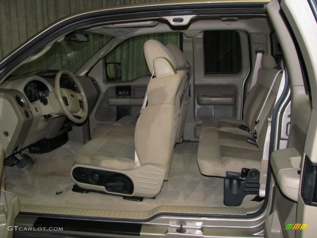2004 F150 XLT SuperCab 4x4 - Arizona Beige Metallic / Tan photo #3