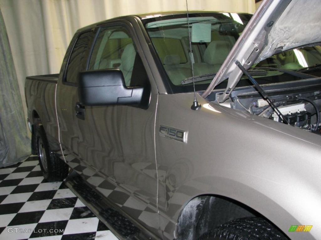 2004 F150 XLT SuperCab 4x4 - Arizona Beige Metallic / Tan photo #9