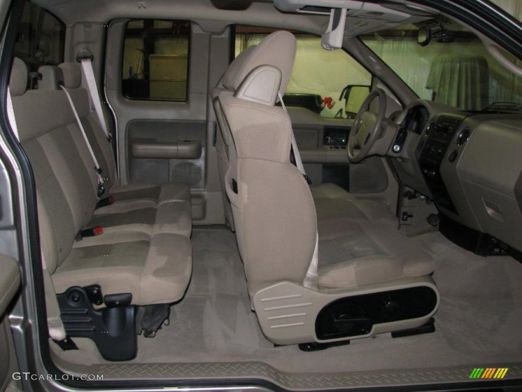 2004 F150 XLT SuperCab 4x4 - Arizona Beige Metallic / Tan photo #12