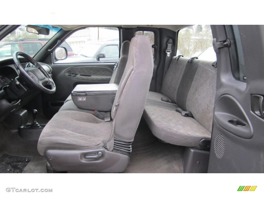 Agate Interior 2001 Dodge Ram 1500 Sport Club Cab 4x4 Photo #42931631