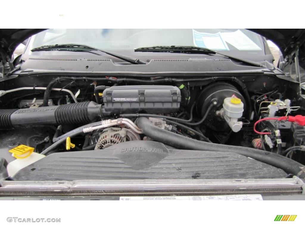 2001 Dodge Ram 1500 Sport Club Cab 4x4 5.2 Liter OHV 16-Valve V8 Engine Photo #42931679